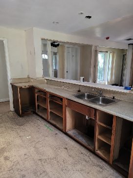 Kitchen and bath renovation, before